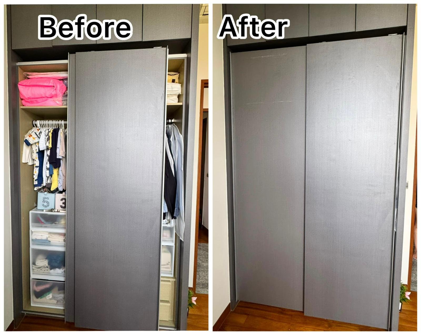 Sliding Wardrobe Door Repair & Alignment Service in Singapore | Singapore Handyman